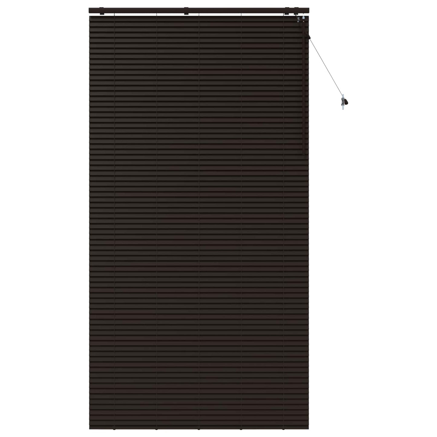vidaXL Venetian Blind Dark Brown 135 x 250 cm 35 mm