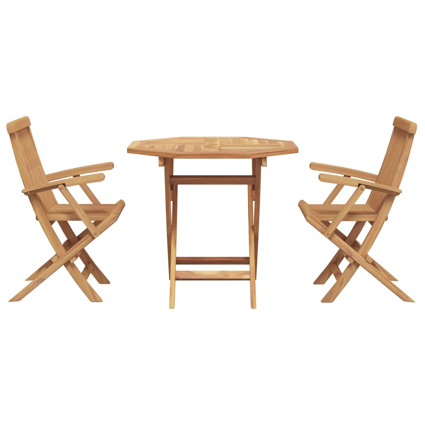 vidaXL Garden Dining Set 3 pcs Brown Solid Acacia Wood
