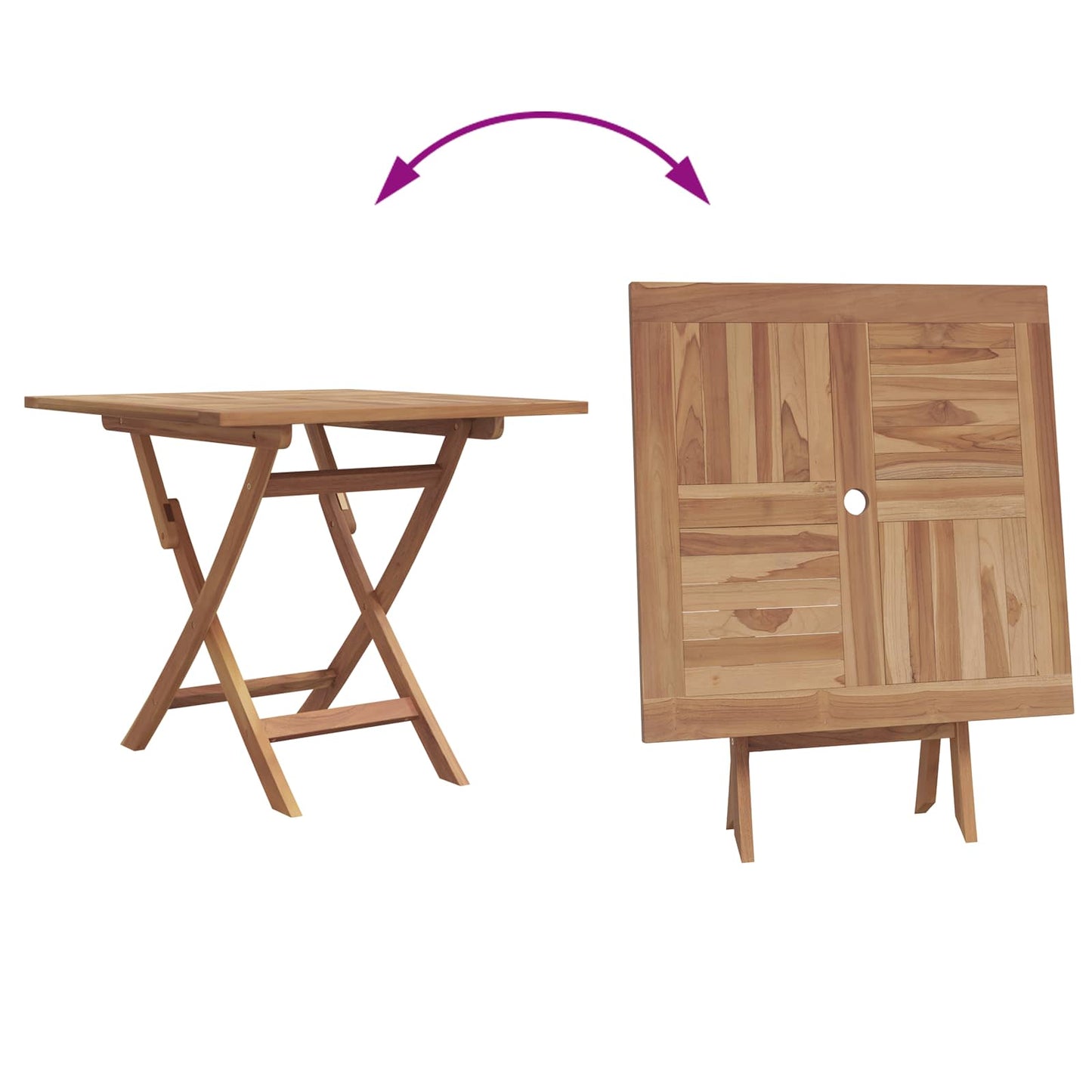 vidaXL Garden Dining Set 3 pcs Brown Solid Acacia Wood