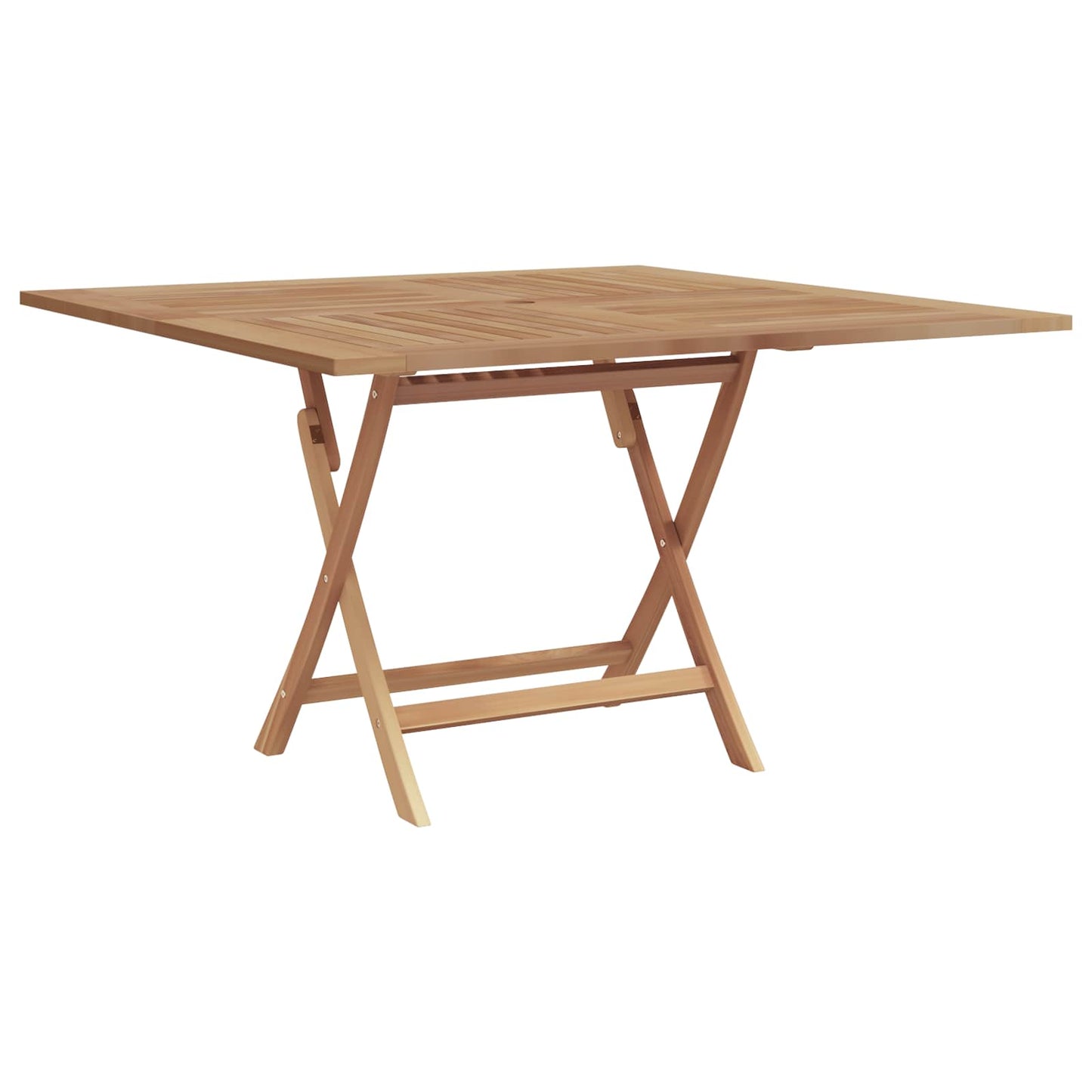 vidaXL Garden Dining Set Folding Brown Soild Teak Wood