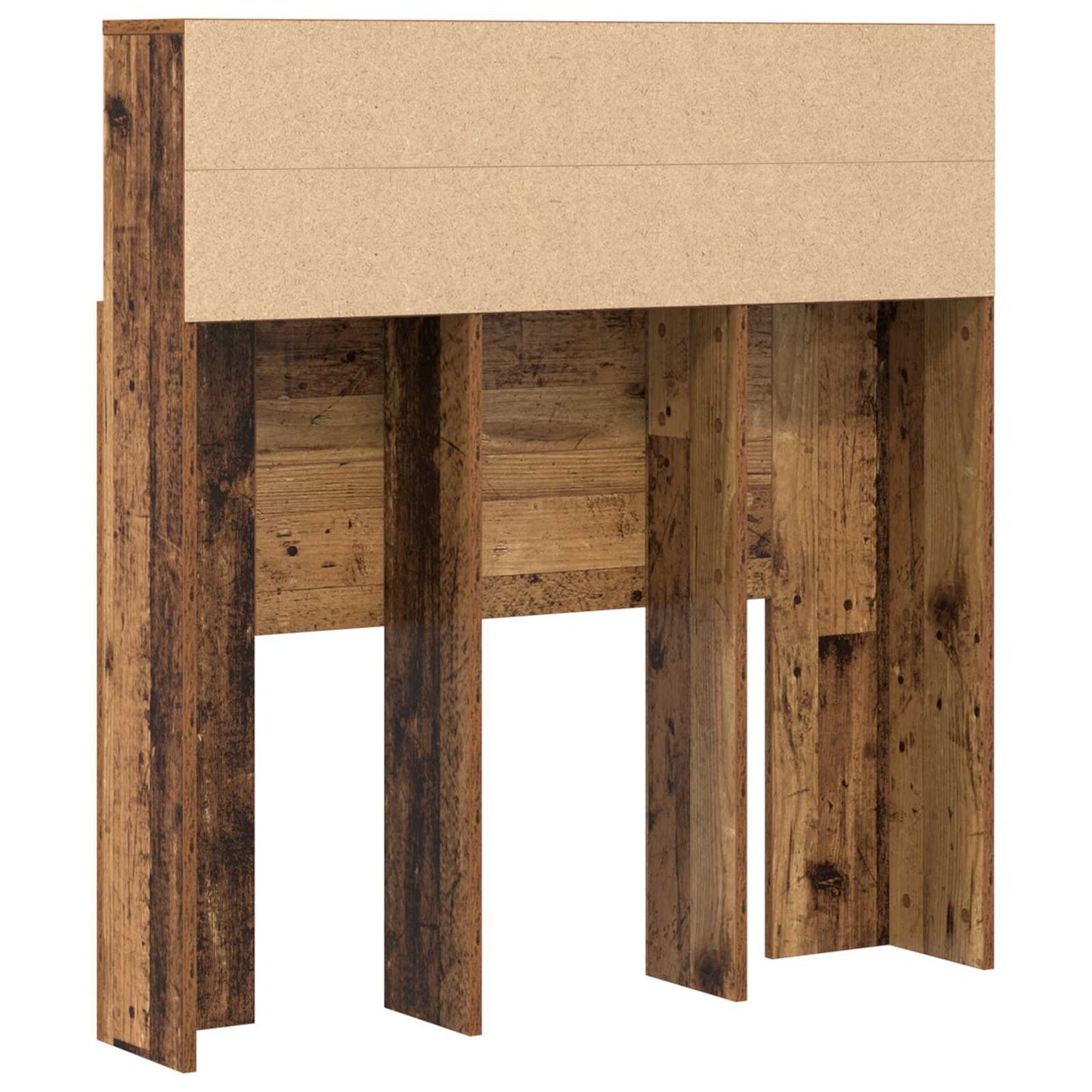 vidaXL Headboard Cabinet Old Wood Engineered Wood
