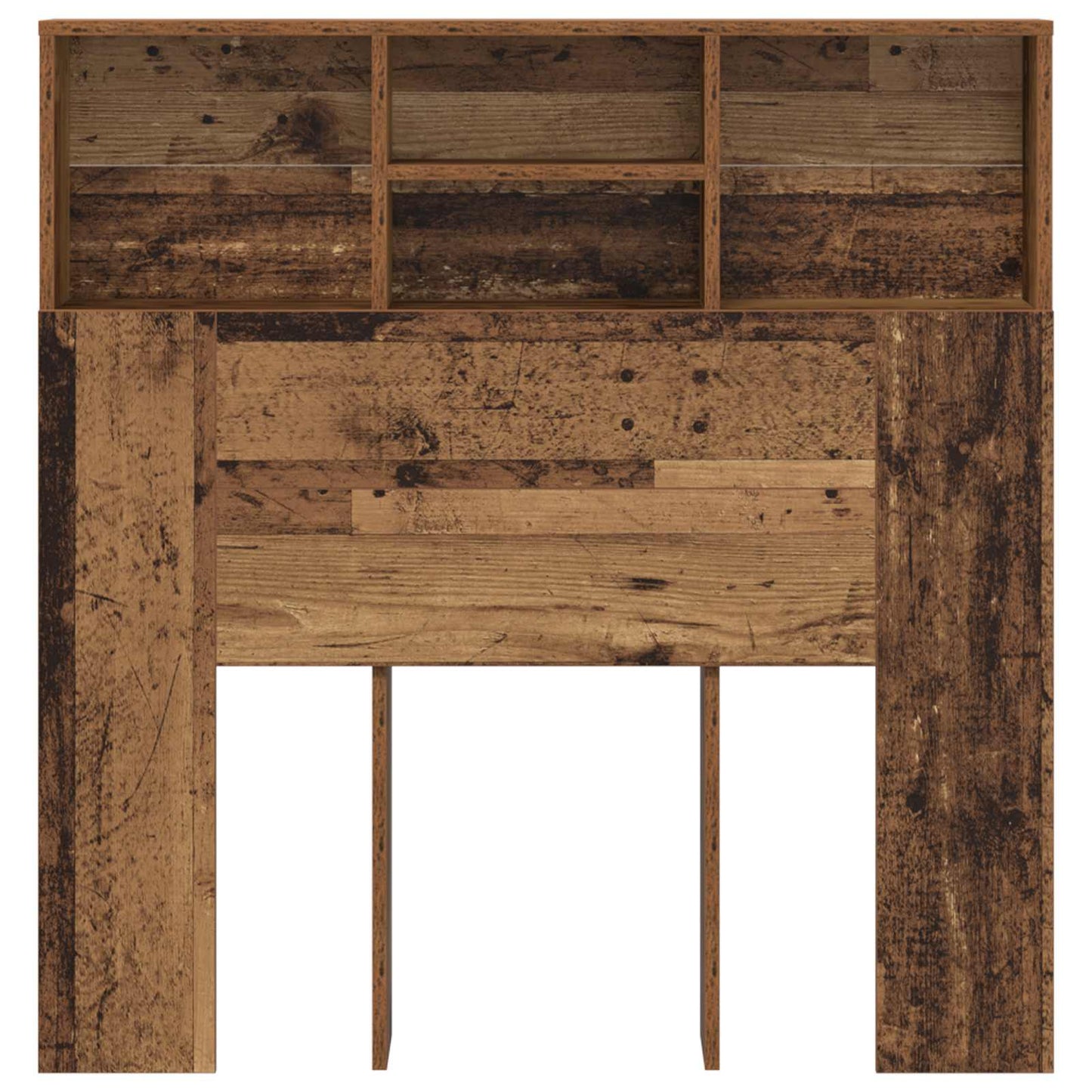 vidaXL Headboard Cabinet Old Wood Engineered Wood