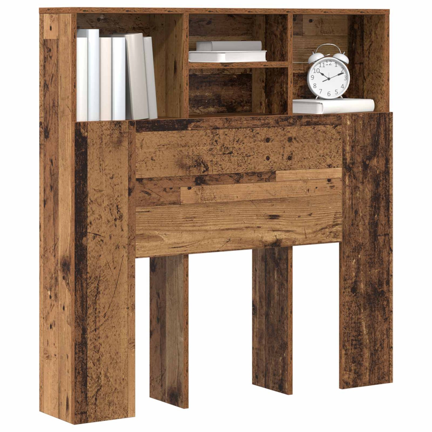 vidaXL Headboard Cabinet Old Wood Engineered Wood