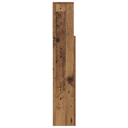 vidaXL Headboard Cabinet Old Wood Engineered Wood