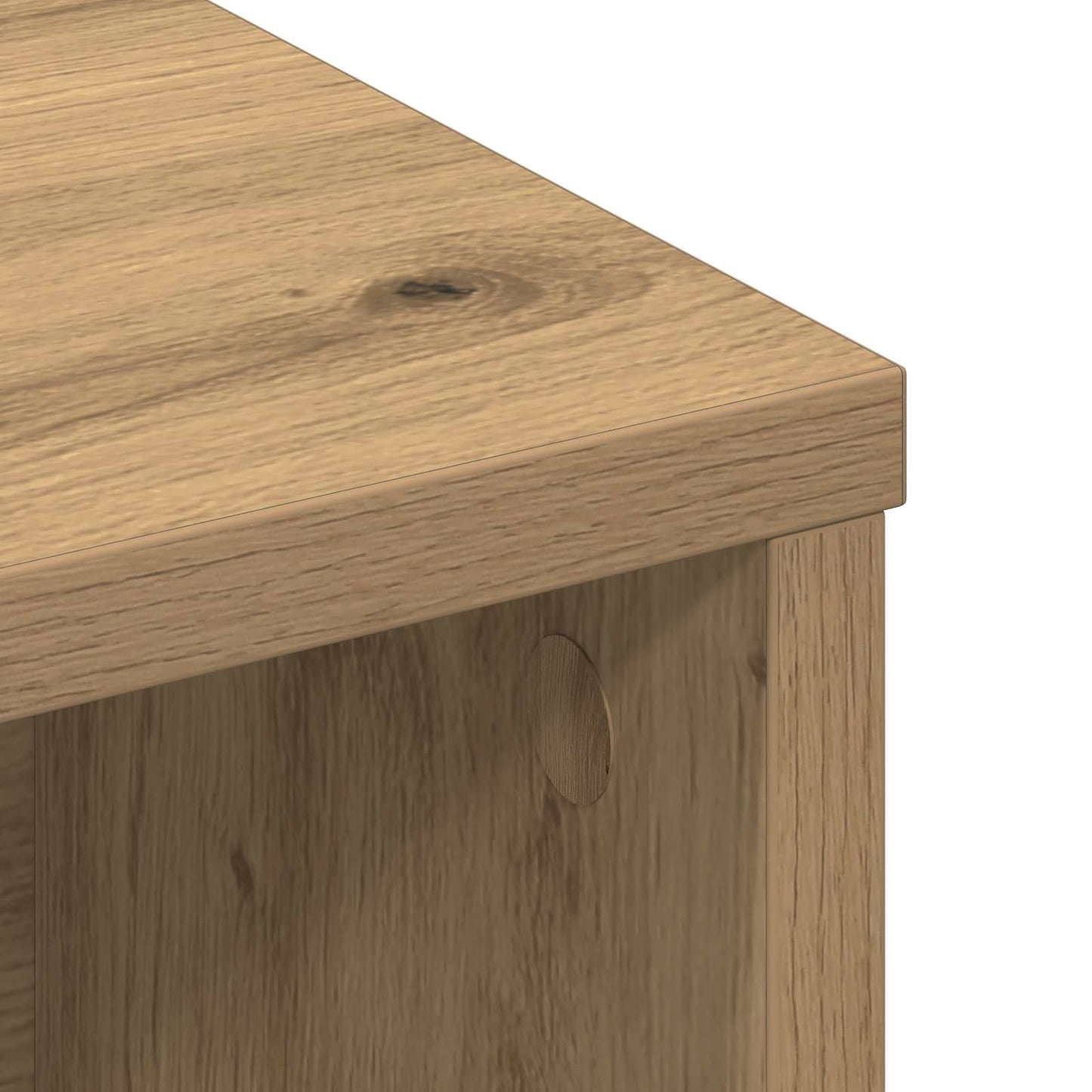 vidaXL Headboard Cabinet Artisan Oak Engineered Wood
