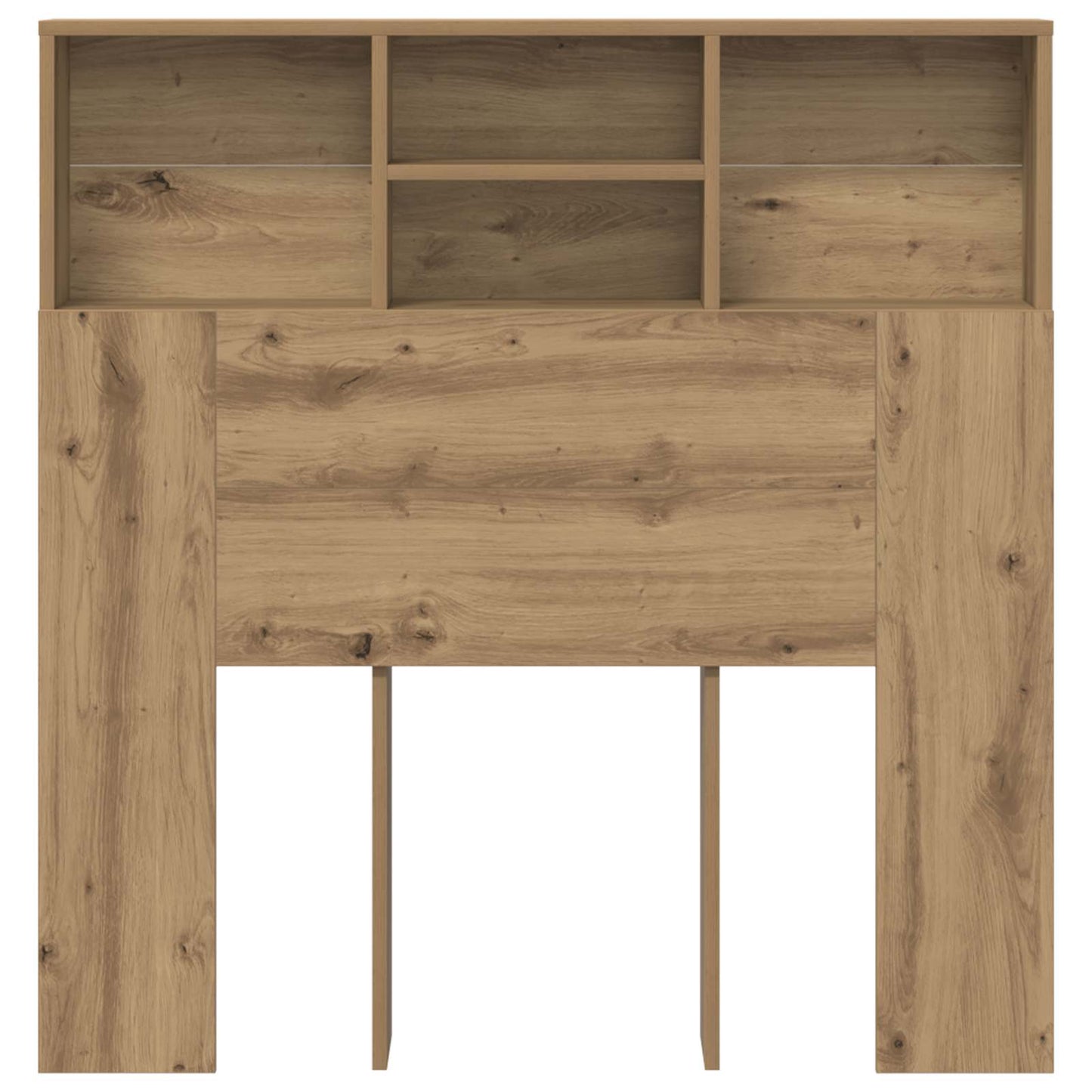 vidaXL Headboard Cabinet Artisan Oak Engineered Wood