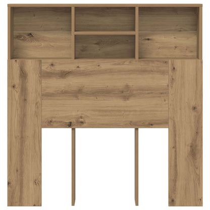 vidaXL Headboard Cabinet Artisan Oak Engineered Wood