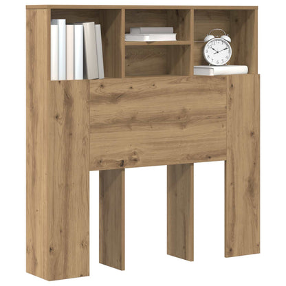 vidaXL Headboard Cabinet Artisan Oak Engineered Wood