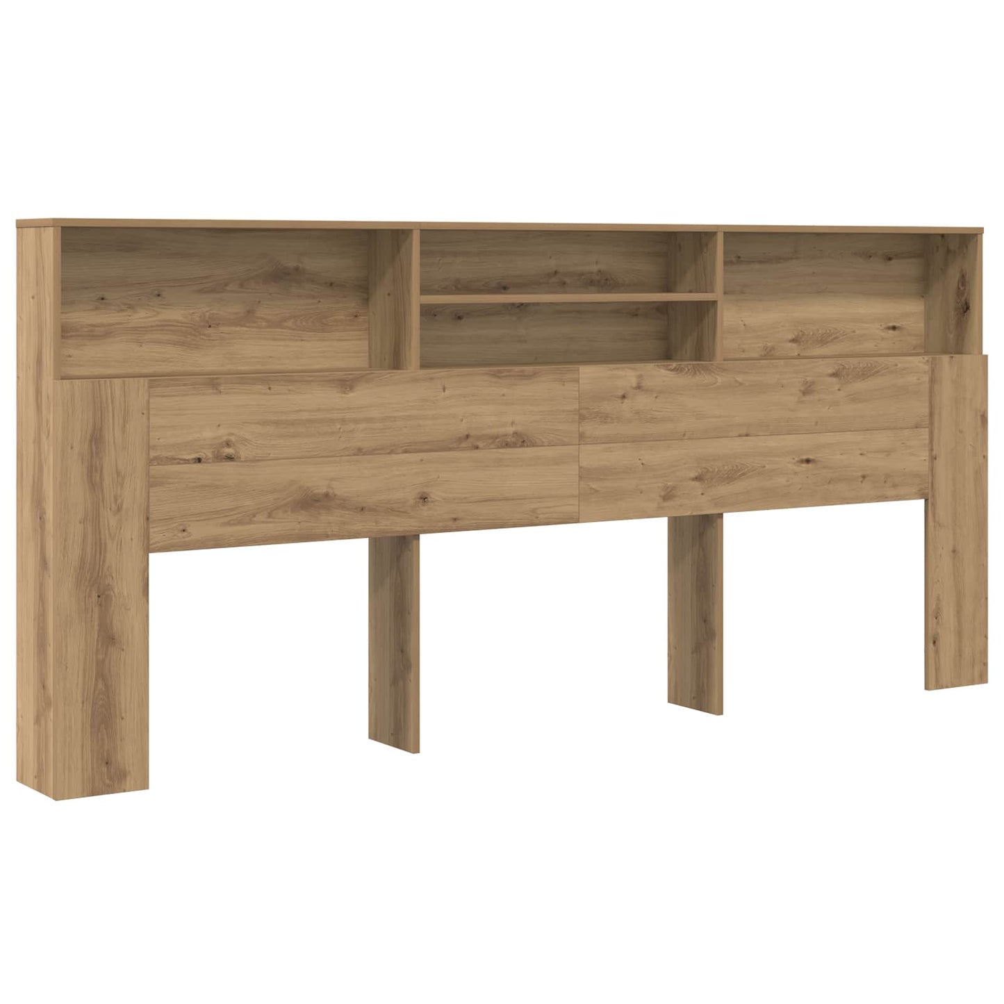 vidaXL Headboard Cabinet Artisan Oak Engineered Wood