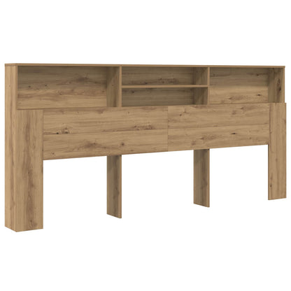 vidaXL Headboard Cabinet Artisan Oak Engineered Wood
