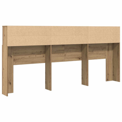 vidaXL Headboard Cabinet Artisan Oak Engineered Wood