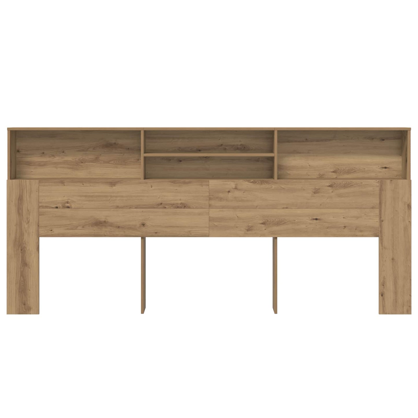 vidaXL Headboard Cabinet Artisan Oak Engineered Wood
