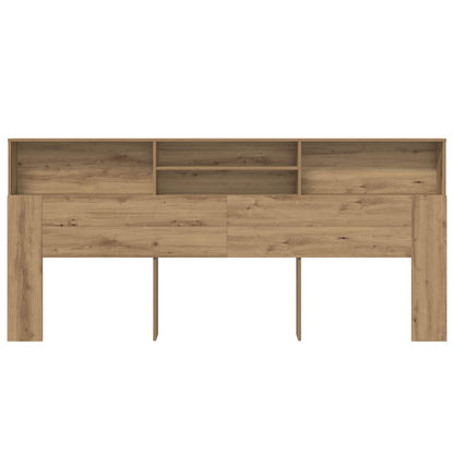 vidaXL Headboard Cabinet Artisan Oak Engineered Wood