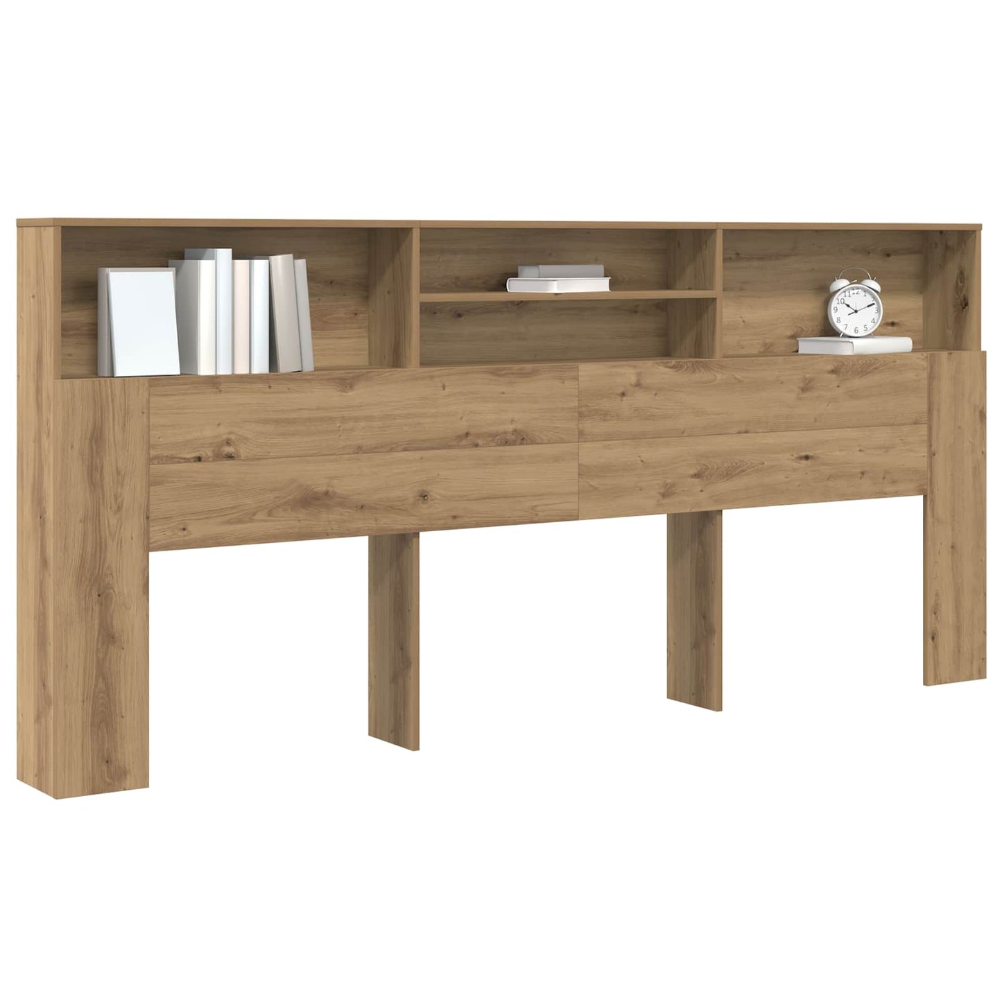 vidaXL Headboard Cabinet Artisan Oak Engineered Wood