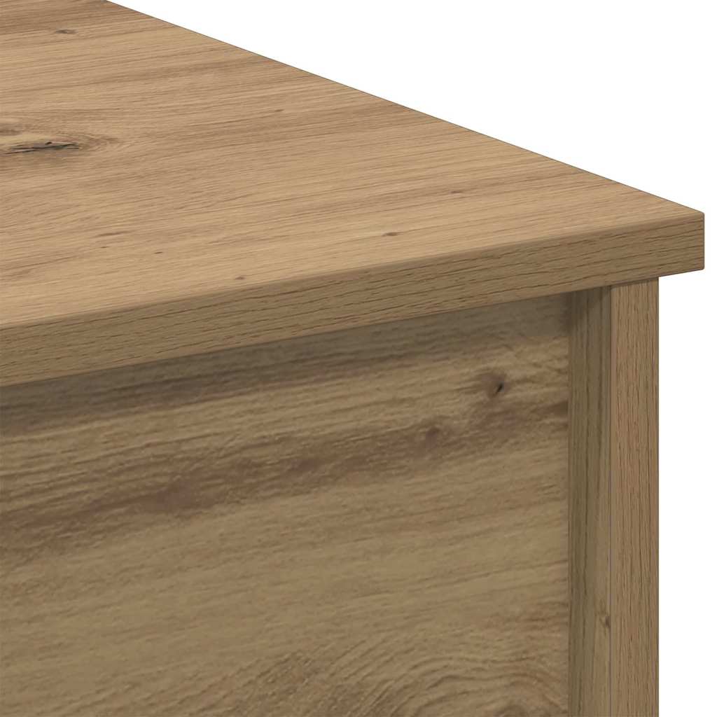 vidaXL Coffee Table Artisan Oak 80 x 50.5 x 41.5 cm Engineered Wood