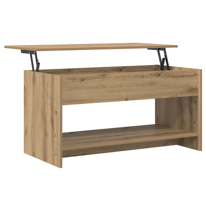 vidaXL Coffee Table Artisan Oak 80 x 50.5 x 41.5 cm Engineered Wood