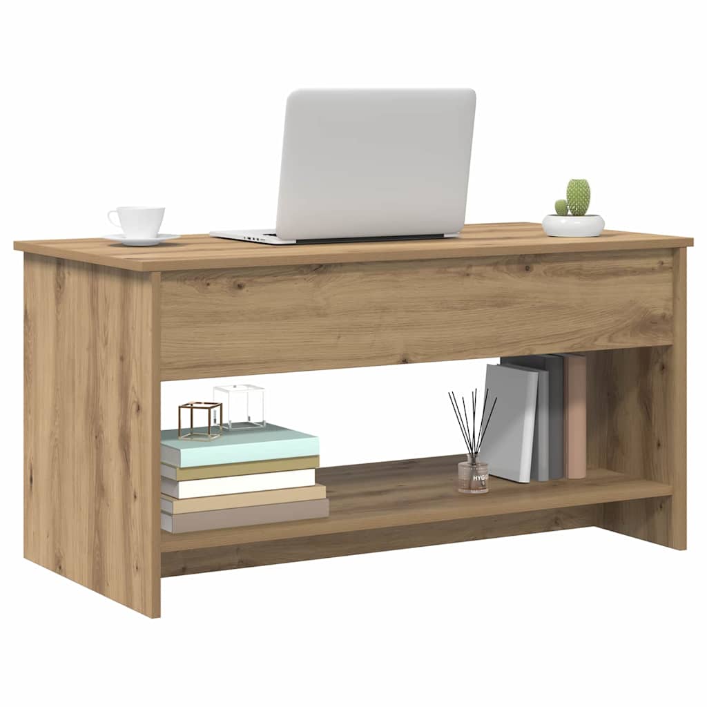vidaXL Coffee Table Artisan Oak 80 x 50.5 x 41.5 cm Engineered Wood