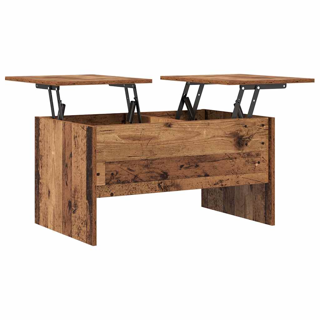 vidaXL Coffee Table Old Wood 102 x 50.5 x 46.5 cm Engineered Wood