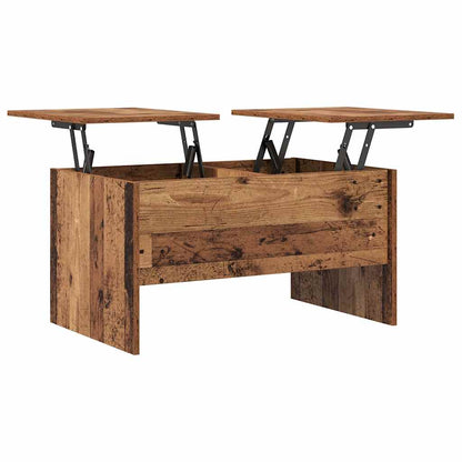 vidaXL Coffee Table Old Wood 102 x 50.5 x 46.5 cm Engineered Wood