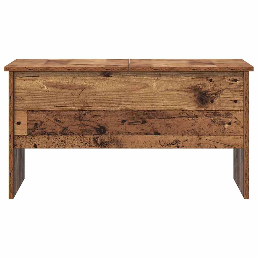 vidaXL Coffee Table Old Wood 102 x 50.5 x 46.5 cm Engineered Wood