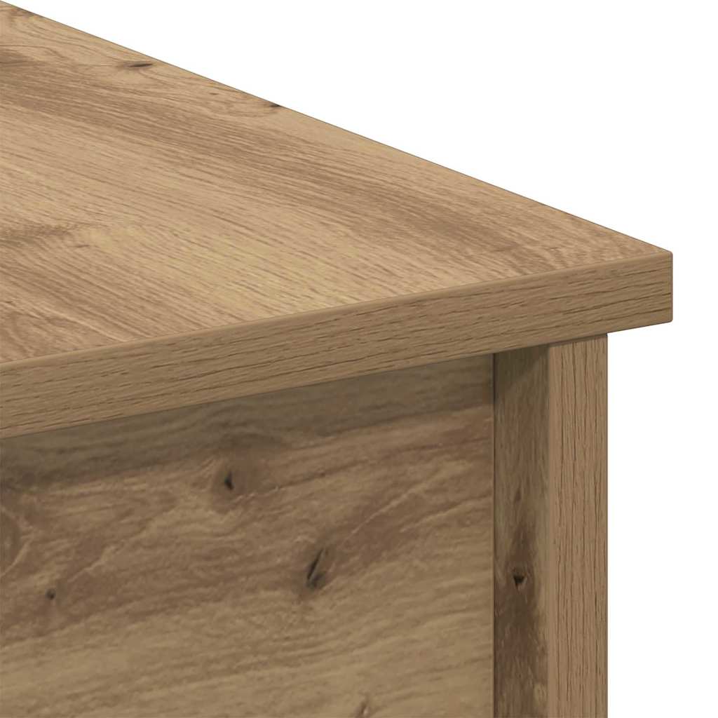 vidaXL Coffee Table Artisan Oak 102 x 50.5 x 46.5 cm Engineered Wood