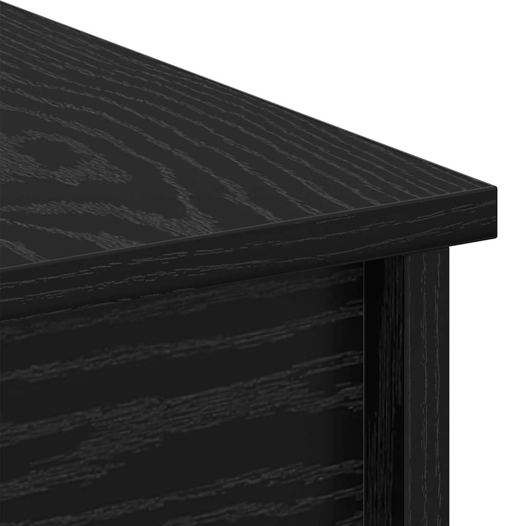 vidaXL Coffee Table Black Oak 102 x 50.5 x 46.5 cm Engineered Wood