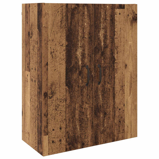 vidaXL Wall Cabinet Old Wood 69.5 x 34 x 90 cm Engineered Wood