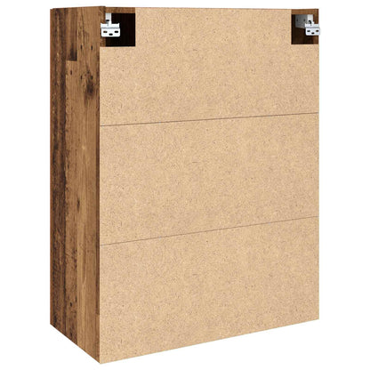 vidaXL Wall Cabinet Old Wood 69.5 x 34 x 90 cm Engineered Wood