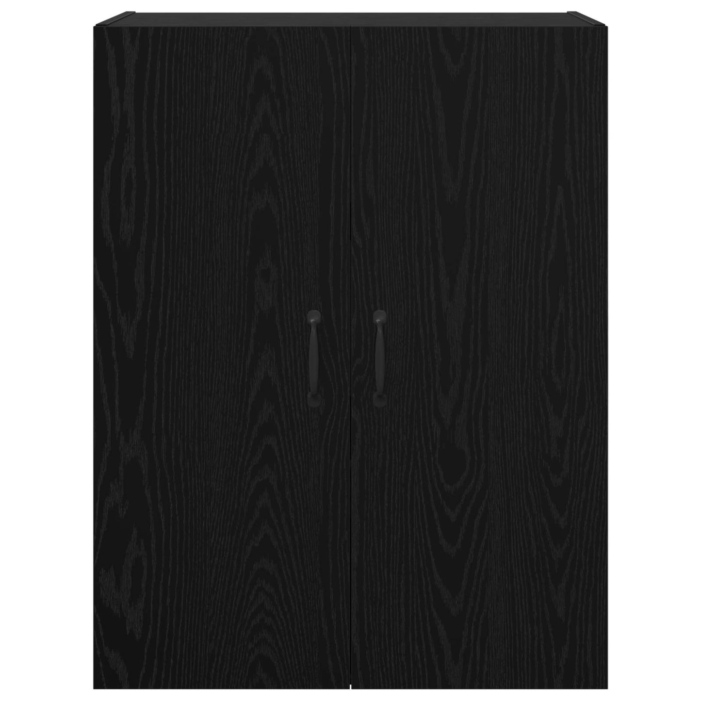 vidaXL Wall Cabinet Black Oak 69.5 x 34 x 90 cm Engineered Wood