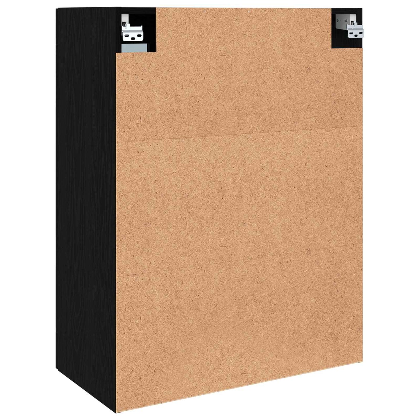 vidaXL Storage Cabinet Wall-mounted Black Oak 69.5 x 34 x 90 cm