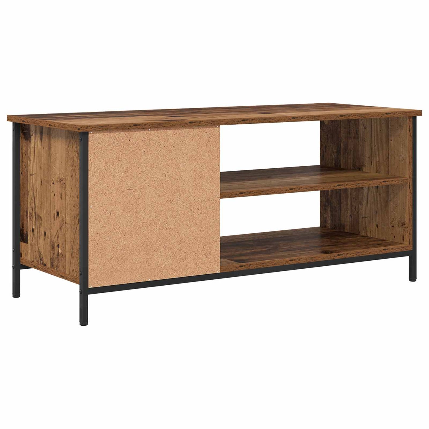 vidaXL TV Cabinet Old Wood 100 x 40 x 45 cm Engineered Wood