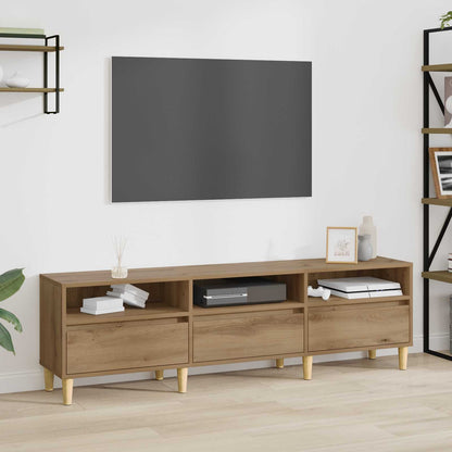 vidaXL TV Cabinet 150 x 30 x 45 cm Artisan Oak Engineered Wood
