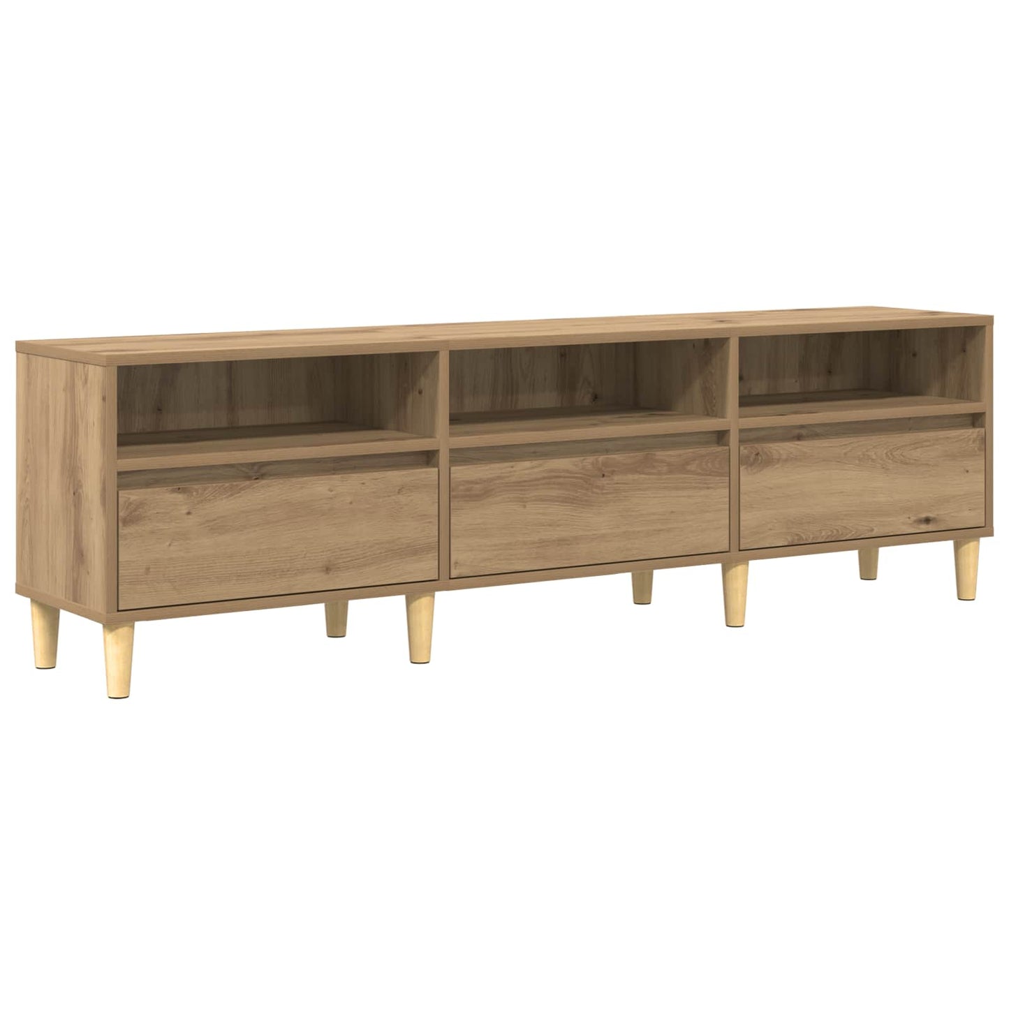 vidaXL TV Cabinet 150 x 30 x 45 cm Artisan Oak Engineered Wood