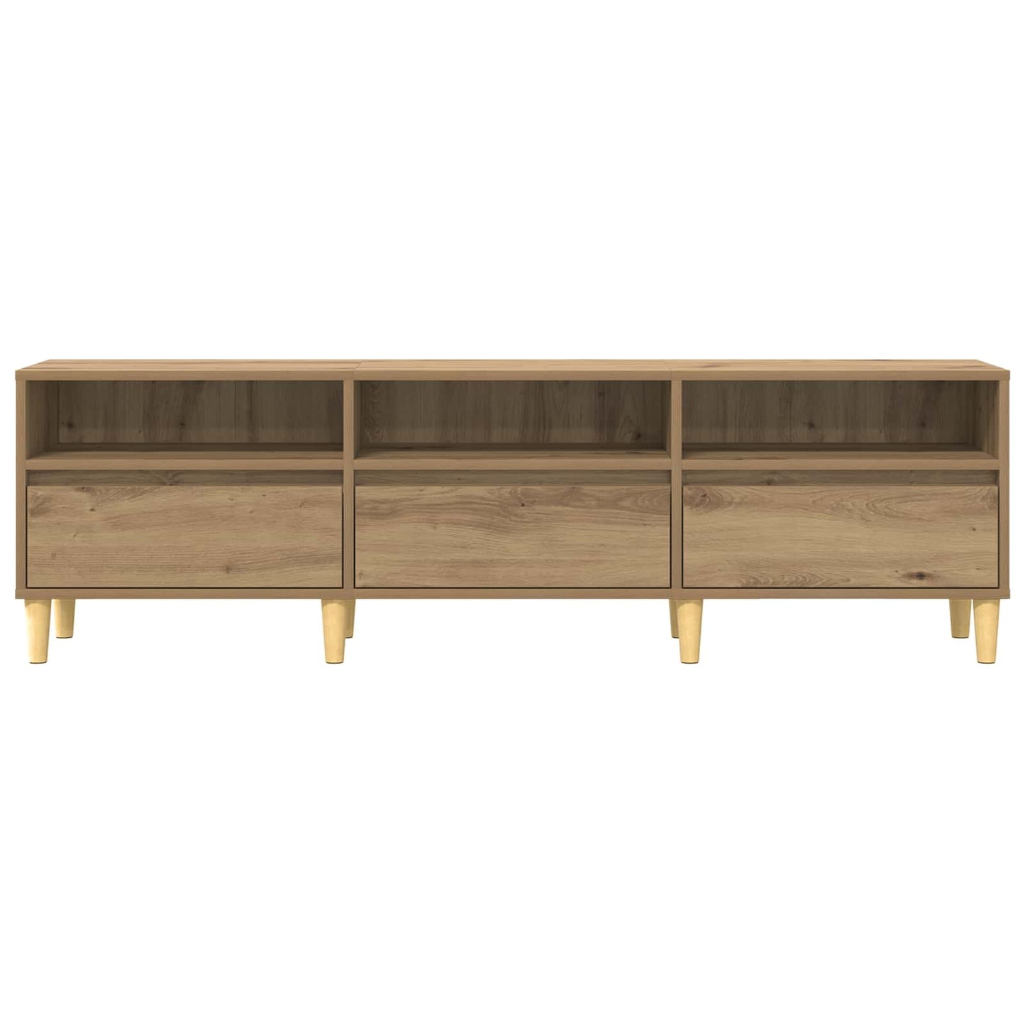vidaXL TV Cabinet 150 x 30 x 45 cm Artisan Oak Engineered Wood