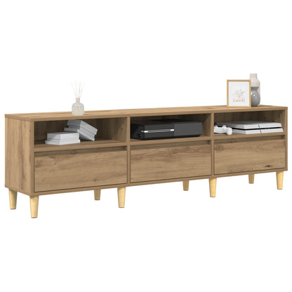 vidaXL TV Cabinet 150 x 30 x 45 cm Artisan Oak Engineered Wood