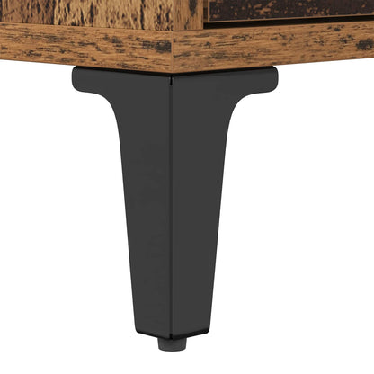 vidaXL TV Cabinet Old Wood 150 x 30 x 45 cm Engineered Wood and Iron