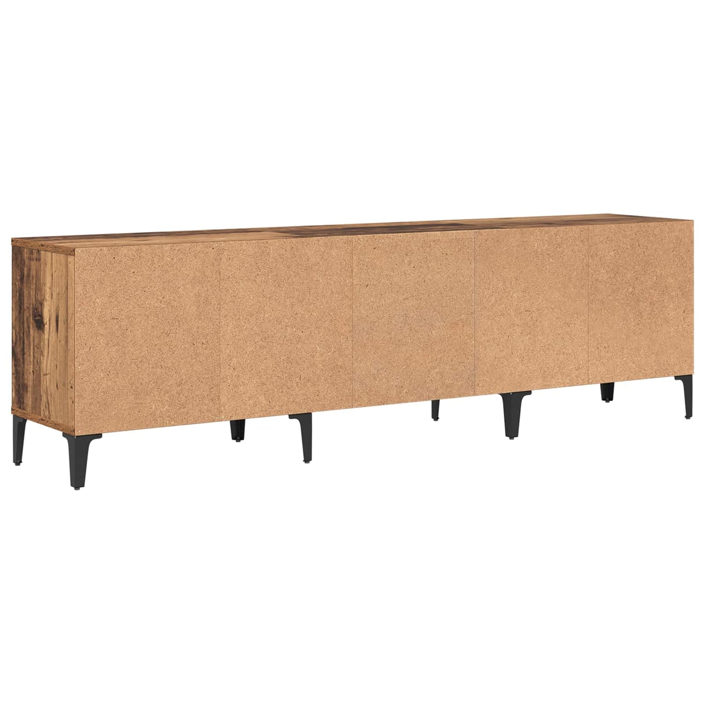 vidaXL TV Cabinet Old Wood 150 x 30 x 45 cm Engineered Wood and Iron