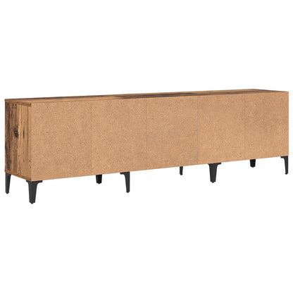 vidaXL TV Cabinet Old Wood 150 x 30 x 45 cm Engineered Wood and Iron