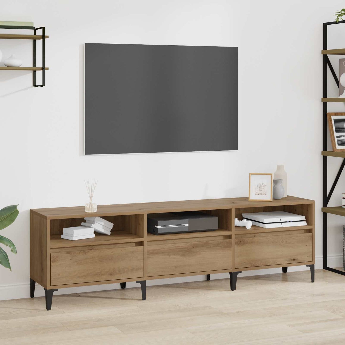 vidaXL TV Cabinet 150 x 30 x 45 cm Artisan Oak