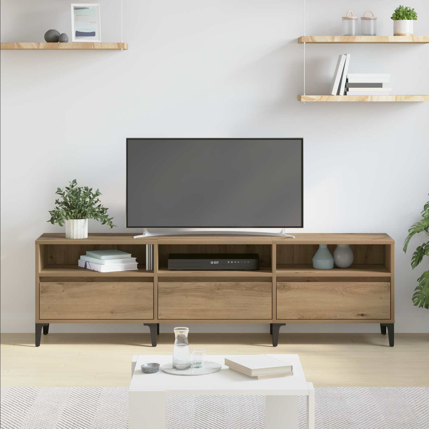 vidaXL TV Cabinet 150 x 30 x 45 cm Artisan Oak
