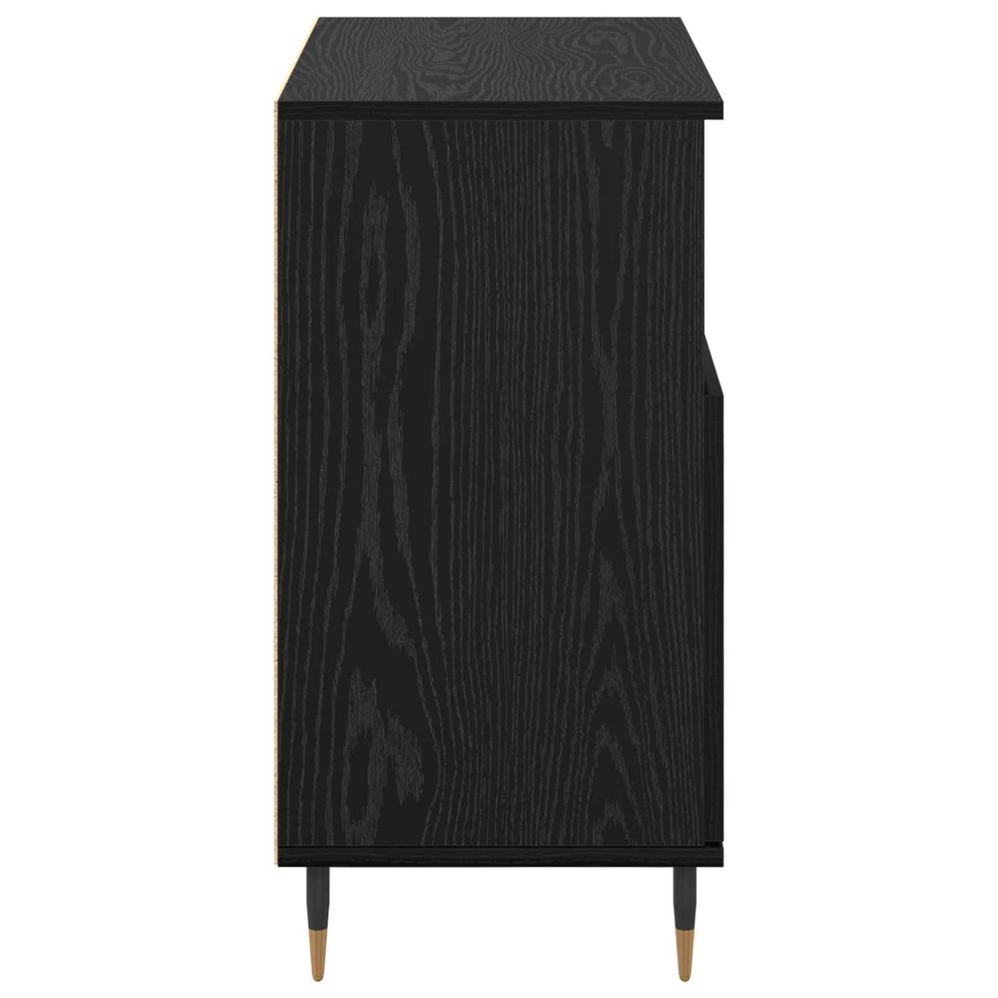 vidaXL Sideboard Black Oak 60 x 35 x 70 cm