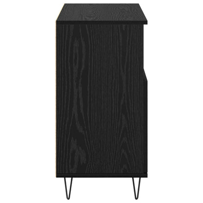 vidaXL Sideboard Black Oak 60 x 35 x 70 cm
