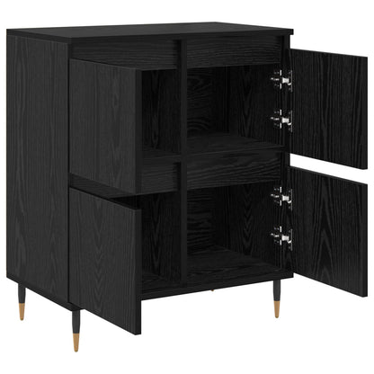 vidaXL Sideboard Black Oak 60 x 35 x 70 cm