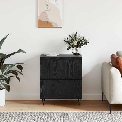 vidaXL Sideboard Black Oak 60 x 35 x 70 cm