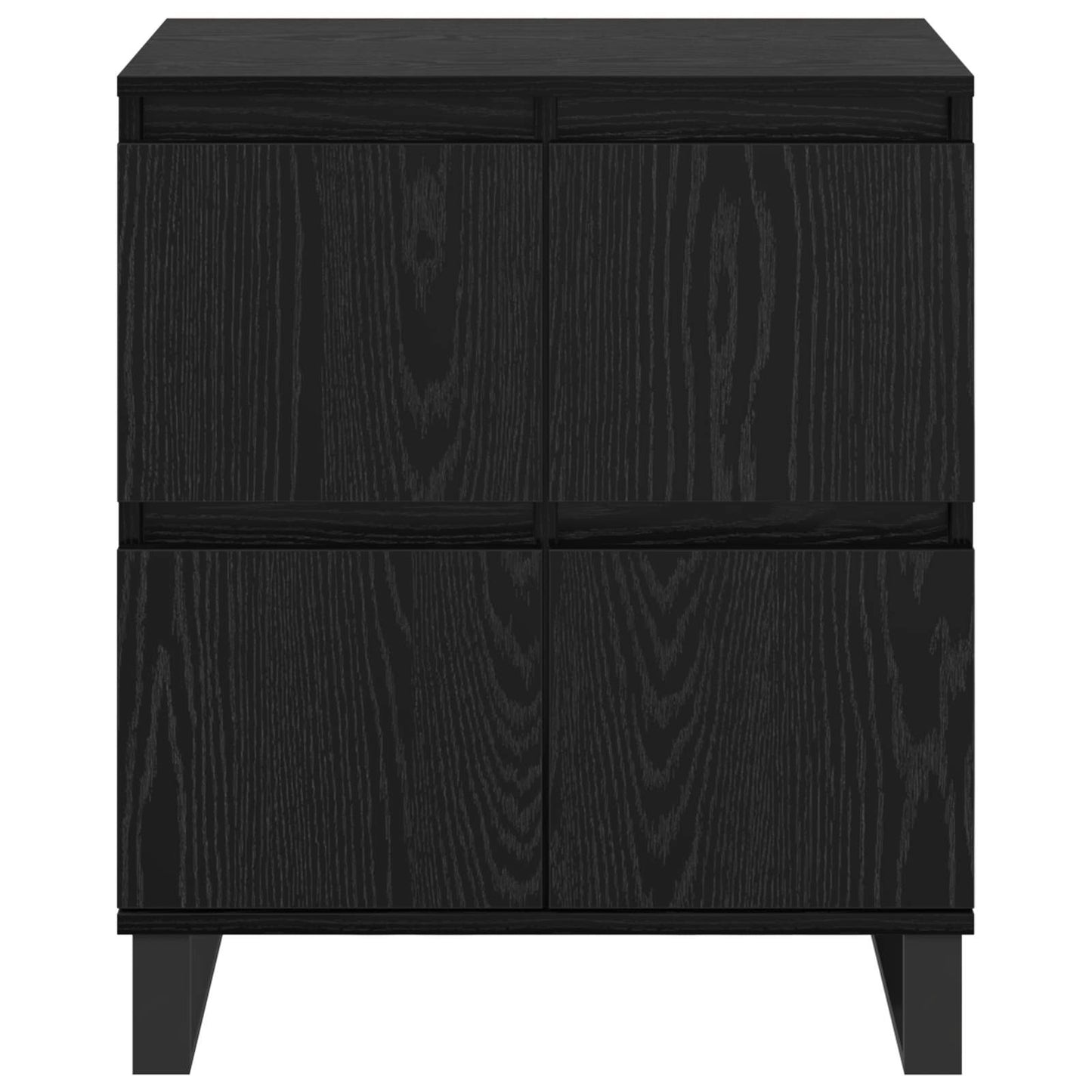 vidaXL Sideboard Black Oak 60 x 35 x 70 cm
