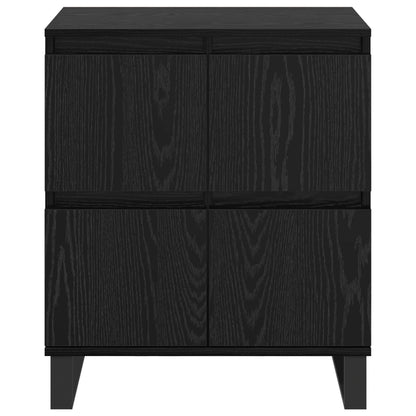 vidaXL Sideboard Black Oak 60 x 35 x 70 cm