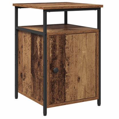 vidaXL Bedside Cabinet 2 pcs Old wood Engineered Wood
