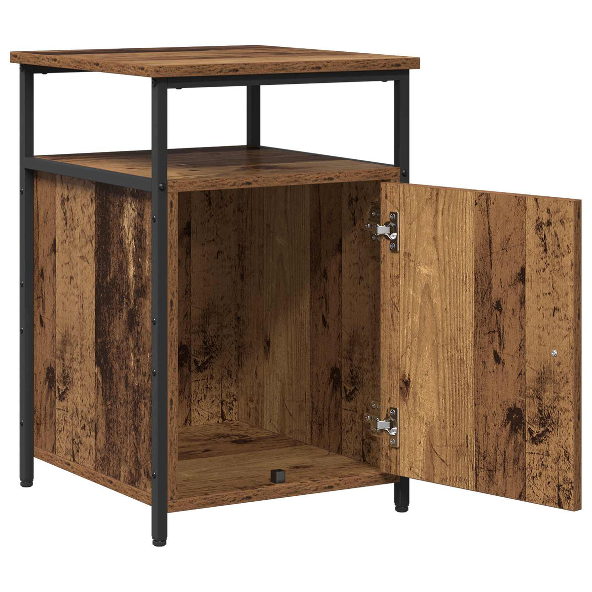 vidaXL Bedside Cabinet 2 pcs Old wood Engineered Wood