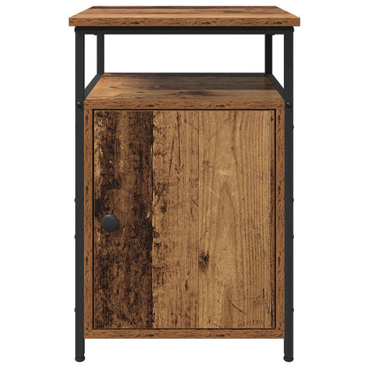 vidaXL Bedside Cabinet 2 pcs Old wood Engineered Wood