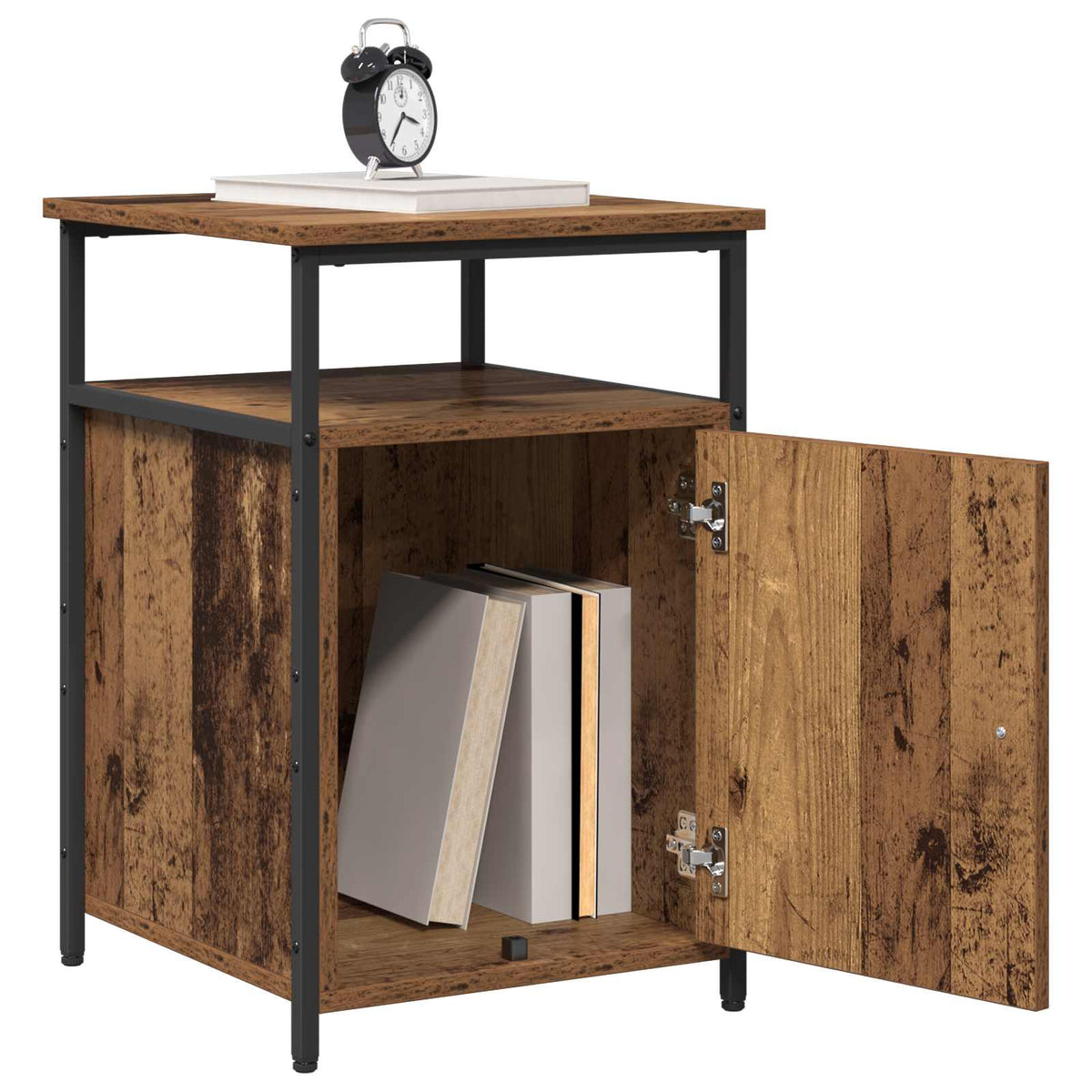 vidaXL Bedside Cabinet 2 pcs Old wood Engineered Wood